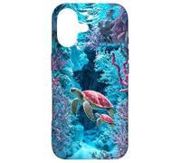 Custodia per iPhone 17 Tartaruga marina barriera corallina amante dell'oceano Fauna marina