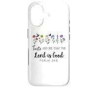 Custodia per iPhone 17 Taste and See that the Lord is Good Bible Verse Psalm 34:8