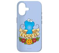 Custodia per iPhone 17 Tatuaggio Biscotto Sesame Street Cookie Monster