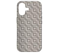 Custodia per iPhone 17 Taupe Mocha Waves Gray Loops Elegance Neutral Pattern