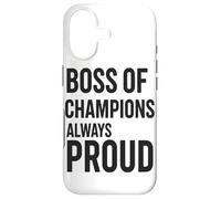 Custodia per iPhone 17 Tazza Boss Of Champions, Sempre Orgoglioso Della Leadership