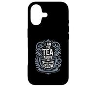 Custodia per iPhone 17 Tazza da tè decorata con scritta "I Am The Tea"