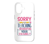 Custodia per iPhone 17 Teacher Sorry Is My Teaching Funny School Teachers