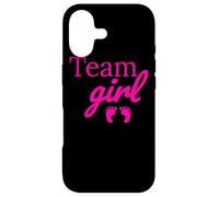 Custodia per iPhone 17 Team Girl Pink Baby Shower Gender Reveal Party