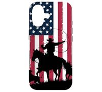 Custodia per iPhone 17 Team Roping Rodeo Cowboy Equitazione Cowgirl