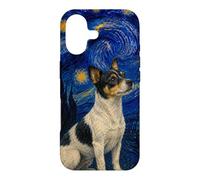 Custodia per iPhone 17 Teddy Roosevelt Terrier Cane Van Gogh Notte Stellata