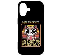 Custodia per iPhone 17 Teen Grumpy Morning Girl I Get Up Early Or Get Up Friendly