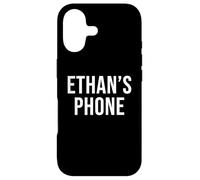 Custodia per iPhone 17 Telefono di Ethan Nero Bianco Nome Ethan