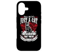 Custodia per iPhone 17 Tell Me It Is Just A Cat Funny Kitty Cats Lovers