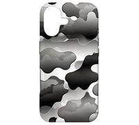 Custodia per iPhone 17 Tempesta Nuvola Camo Monocromatico Astratto Mood Artwork Design