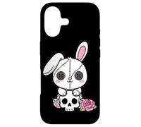 Custodia per iPhone 17 Teschio Coniglietto Goth Scuro Emo Raccapricciante Estetica Kawaii Horror