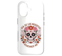 Custodia per iPhone 17 TESCHIO DI ZUCCHERO CON FIORI LOS MUERTOS REMEMBER ME MEXICO DAY