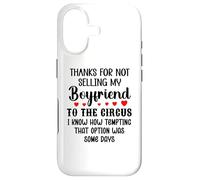 Custodia per iPhone 17 Thanks for Not Selling My Boyfriend to the Circus Valentine