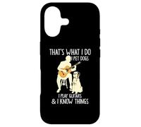 Custodia per iPhone 17 That What I Do I Pet Dogs I Play Guitars & I Know Things