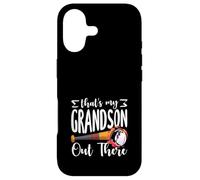Custodia per iPhone 17 Thats My Grandson Out There - Mazza da baseball