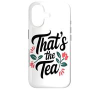 Custodia per iPhone 17 That's The Tea Funny Sassy Office Worker Coffee Lover