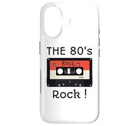 Custodia per iPhone 17 The 80's Rock - Nastro a cassetta per camicia, stampa nera