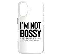 Custodia per iPhone 17 The Boss I'm Not Bossy I Just Know What You Should Be Doing