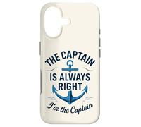 Custodia per iPhone 17 The Captain Is Always Right, I’m the Captain, Funny Nautical