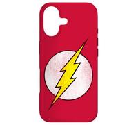 Custodia per iPhone 17 The Flash Logo Distressed White & Yellow