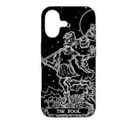 Custodia per iPhone 17 The Fool Tarocchi Halloween Court Jester Gothic Horror