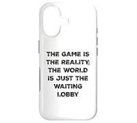 Custodia per iPhone 17 The Game Is Reality Divertente Video Gamer Tee Aspettando Lobby