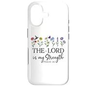 Custodia per iPhone 17 The Joy of the Lord is Strength Sign My Scripture Psalm 28:7