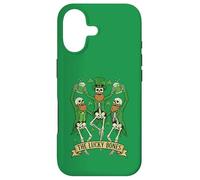 Custodia per iPhone 17 The Lucky Bones Giorno di San Patrizio 2026 Scheletri danzanti