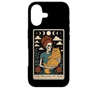 Custodia per iPhone 17 The Persian Cat Mom Scheletro Tarocchi Carta Witchy Moon