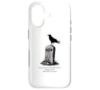 Custodia per iPhone 17 The Raven Il corvo Poe Usher lapide gotico nevermore scuro