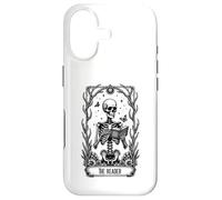 Custodia per iPhone 17 The Reader Tarot Card Skeleton Reading Book Lover