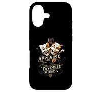 Custodia per iPhone 17 Theater Actor Actress Masks Applause Is My Favorite Sound