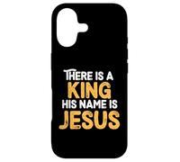 Custodia per iPhone 17 There Is A King His Name Is Jesus Royal Christian Men Women