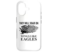 Custodia per iPhone 17 They Will Soar Wings Like Eagle Isaiah 40:31 Bible Christian