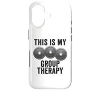 Custodia per iPhone 17 This is my group therapy weights palestra palestra divertente allenamento
