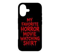Custodia per iPhone 17 This Is My Horror Movie Guardando Camicia Halloween Horror Fan