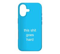 Custodia per iPhone 17 This Shit Goes Hard Meme umoristico minimalista di Brainrot Gen Z
