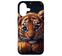 Custodia per iPhone 17 Tiger Cub Case Baby BigCat Cute Blue Eyes Wildlife Adorable