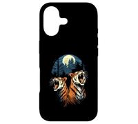 Custodia per iPhone 17 Tigers At The Moon Parody 3 Tiger Moon Animale della fauna selvatica
