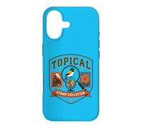 Custodia per iPhone 17 Timbri topici collezionista vintage Philately Crest