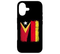 Custodia per iPhone 17 Timor Est Germania mezza bandiera Timor Est Patrimonio tedesco