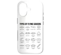 Custodia per iPhone 17 Tipi di dischi volanti UFO Alien Space Science Lovers