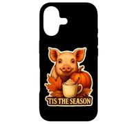 Custodia per iPhone 17 Tis The Season Maiale Autunno Autunno Foglie di zucca Farmer Rancher