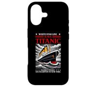 Custodia per iPhone 17 Titanic White Star Line RMS Ship Boat Stuff Ragazzi Bambini Uomini