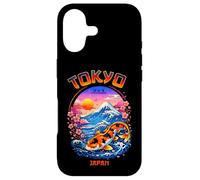 Custodia per iPhone 17 Tokyo Giappone Koi Pesce Onda Monte Fuji Sakura Art