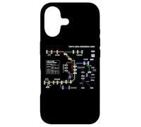 Custodia per iPhone 17 Tokyo Japan Train Suburban Line Railway - Souvenir Mappa del percorso