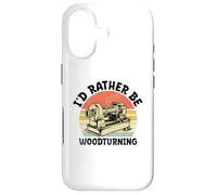 Custodia per iPhone 17 Tornitore per legno retrò I'd Rather Be