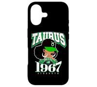 Custodia per iPhone 17 Toro 1967 Tratti zodiacali della regina Afro Diva Compleanno