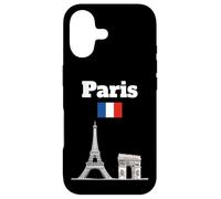 Custodia per iPhone 17 Torre Eiffel souvenir Parigi Arc De Triomphe bandiera Francia