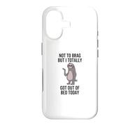 Custodia per iPhone 17 Totally Got Out Of Bed Today Divertente Lazy Sloth Sleep Citazione